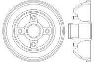 Тормозный барабан HELLA PAGID 8DT 355 300-401