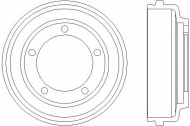 Тормозный барабан HELLA PAGID 8DT 355 300-461