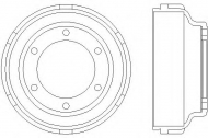 Тормозный барабан HELLA PAGID 8DT 355 300-471