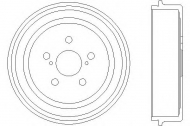 Тормозный барабан HELLA PAGID 8DT 355 300-501