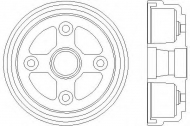 Тормозный барабан HELLA PAGID 8DT 355 300-541