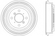 Тормозный барабан HELLA PAGID 8DT 355 300-571