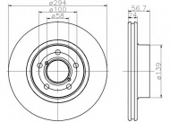 Тормозной диск HELLA PAGID 8DD 355 112-051