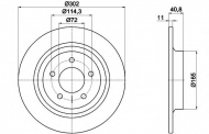 Тормозной диск HELLA PAGID 8DD 355 112-901