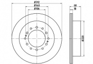 Тормозной диск HELLA PAGID 8DD 355 114-861
