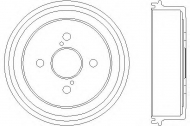Тормозный барабан HELLA PAGID 8DT 355 301-501