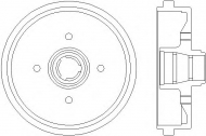 Тормозный барабан HELLA PAGID 8DT 355 301-631