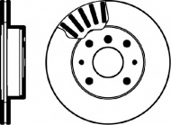 Тормозной диск HELLA PAGID 8DD 355 104-841