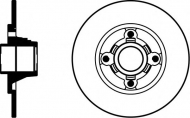 Тормозной диск HELLA PAGID 8DD 355 104-021