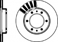 Тормозной диск HELLA PAGID 8DD 355 105-191