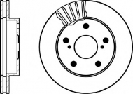 Тормозной диск HELLA PAGID 8DD 355 105-241