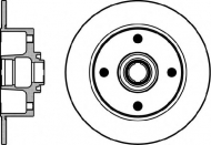 Тормозной диск HELLA PAGID 8DD 355 100-101