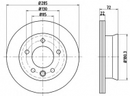 Тормозной диск HELLA PAGID 8DD 355 118-051