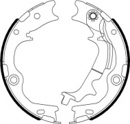 Комлект тормозных накладок HELLA PAGID 8DA 355 051-091