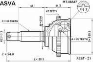 Шарнирный комплект ASVA MT-06A47