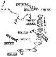 Подвеска ASVA 0401-038