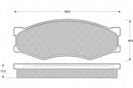 Комплект тормозных колодок PROCODIS FRANCE PF1157