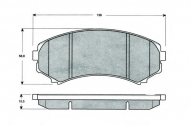Комплект тормозных колодок PROCODIS FRANCE PF1533