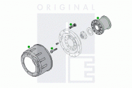 Ступица колеса PE Automotive 2311-06812-0430-01