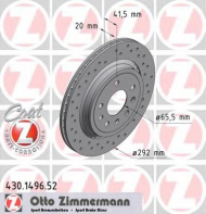 Тормозной диск ZIMMERMANN 430.1496.52