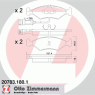 Комплект тормозных колодок ZIMMERMANN 20783.180.1