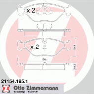 Комплект тормозных колодок ZIMMERMANN 21154.195.1