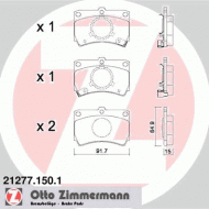 Комплект тормозных колодок ZIMMERMANN 21277.150.1
