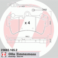 Комплект тормозных колодок ZIMMERMANN 23693.165.2