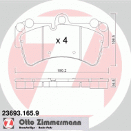 Комплект тормозных колодок ZIMMERMANN 23693.165.9