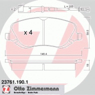 Комплект тормозных колодок ZIMMERMANN 23761.190.1