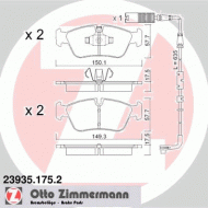 Комплект тормозных колодок ZIMMERMANN 23935.175.2