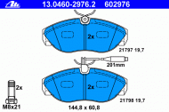 Комплект тормозных колодок ATE 13.0460-2976.2