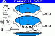 Комплект тормозных колодок ATE 13.0460-3833.2