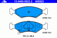 Комплект тормозных колодок ATE 13.0460-5923.2
