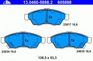 Комплект тормозных колодок ATE 13.0460-5888.2