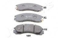 Комплект тормозных колодок JAPANPARTS PA-599AF