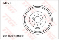 Тормозный барабан TRW DB7015