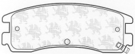 Комплект тормозных колодок QH Benelux BP1042