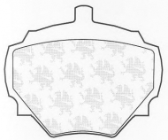 Комплект тормозных колодок QH Benelux BP169