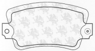 Комплект тормозных колодок QH Benelux BP203