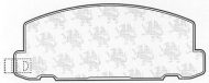 Комплект тормозных колодок QH Benelux BP553