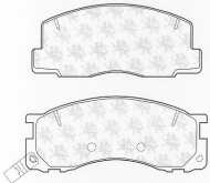 Комплект тормозных колодок QH Benelux BP965