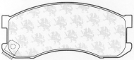 Комплект тормозных колодок QH Benelux BP893