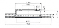 Тормозной диск QH Benelux BDC3317