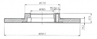 Тормозной диск QH Benelux BDC3519