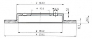 Тормозной диск QH Benelux BDC3583