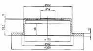 Тормозной диск QH Benelux BDC3763