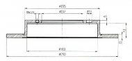 Тормозной диск QH Benelux BDC3779