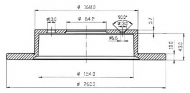 Тормозной диск QH Benelux BDC3784