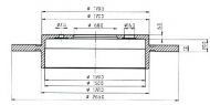 Тормозной диск QH Benelux BDC3836